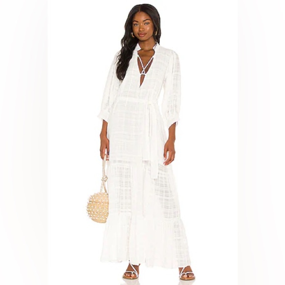 Jen’s Pirate Booty Haiku Maxi Dress In White